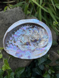 Creolen mit Amethyst und Perlen