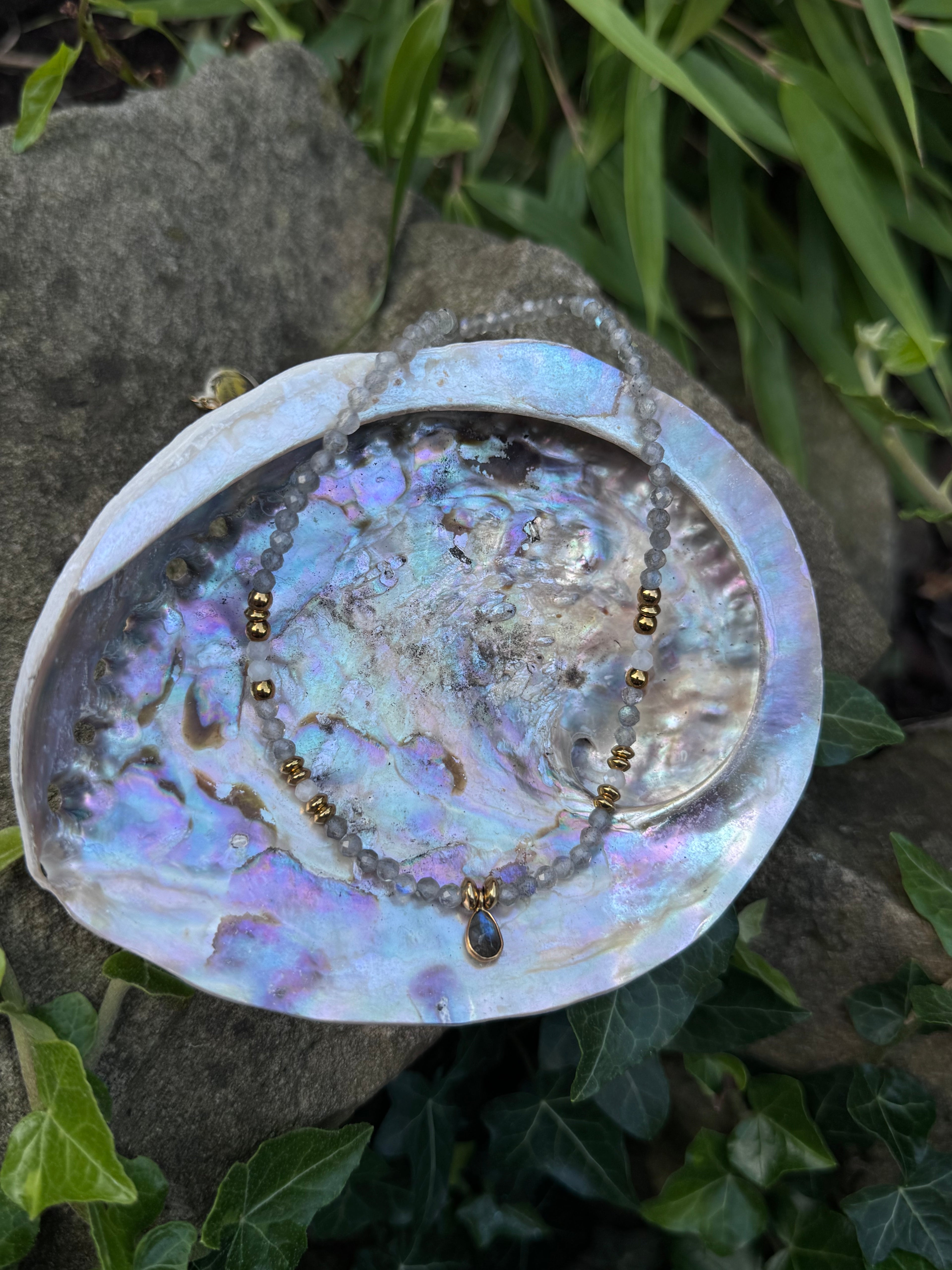 Labradorit Kette